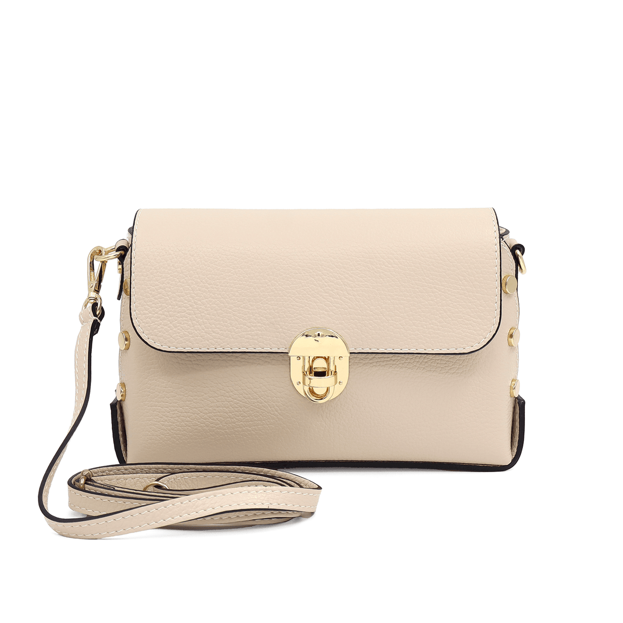 Geantă din piele naturală pentru damă Antoanella - bej