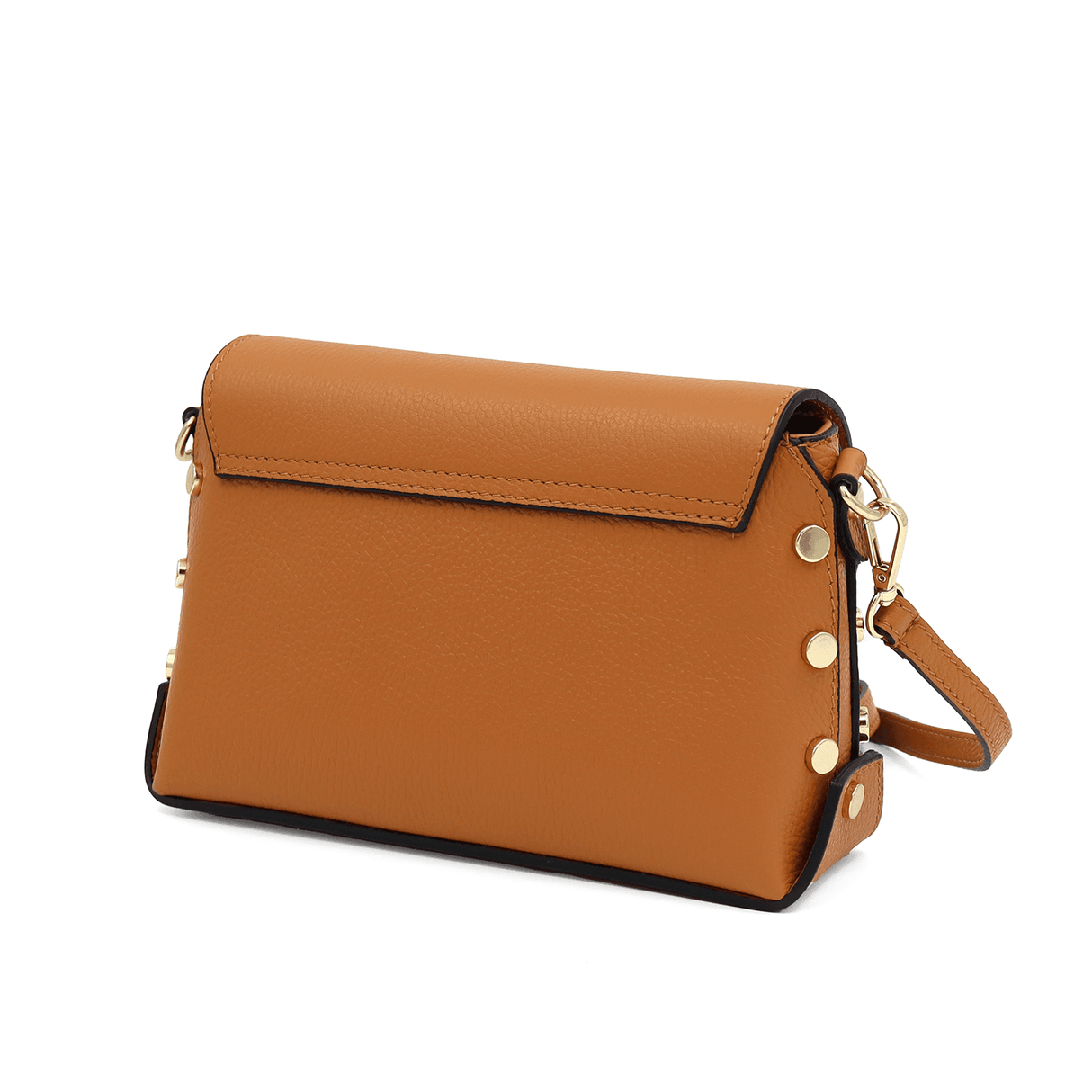 Geantă din piele naturală pentru damă Antoanella - maro cărămiziu