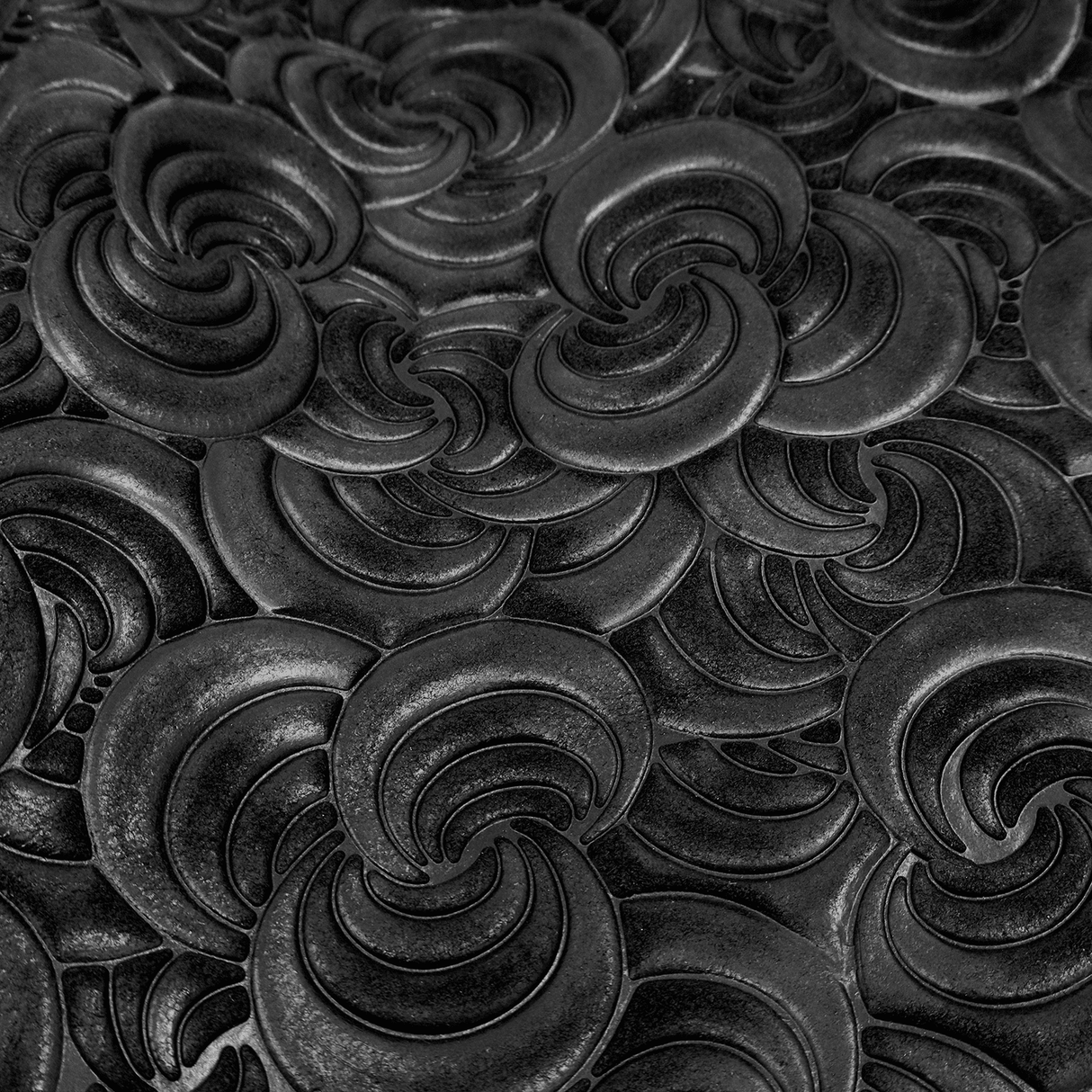 Geantă mare de damă din piele naturală - negru