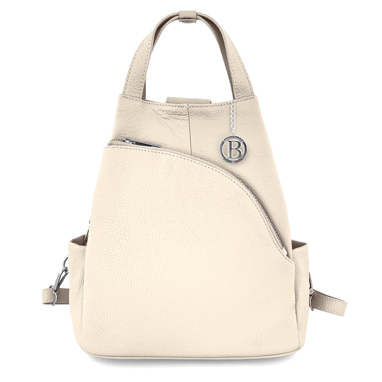 Rucsac din piele naturală Lara - bej