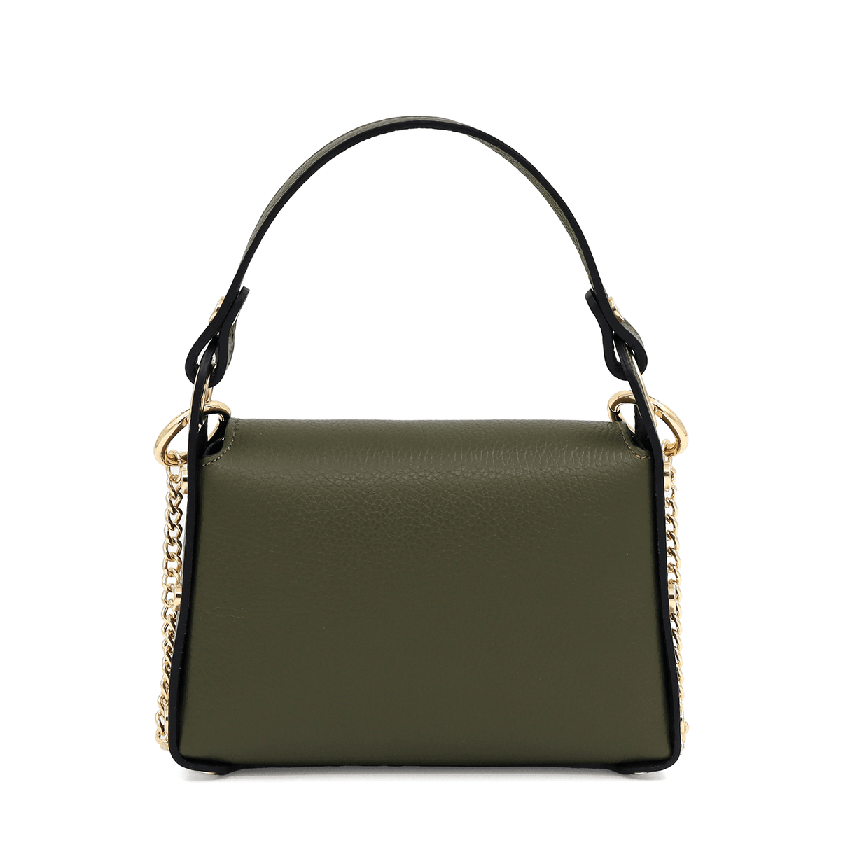 Geantă din piele naturală cu 2 mânere pentru damă Alena - bej/maro cărămiziu