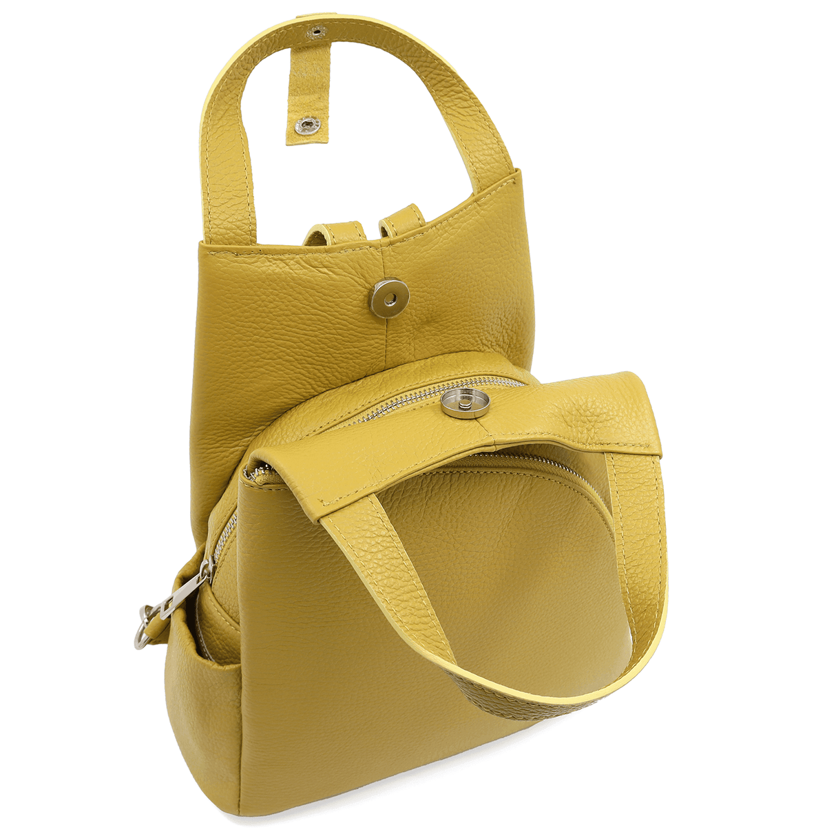 Rucsac din piele naturală Lara - lime