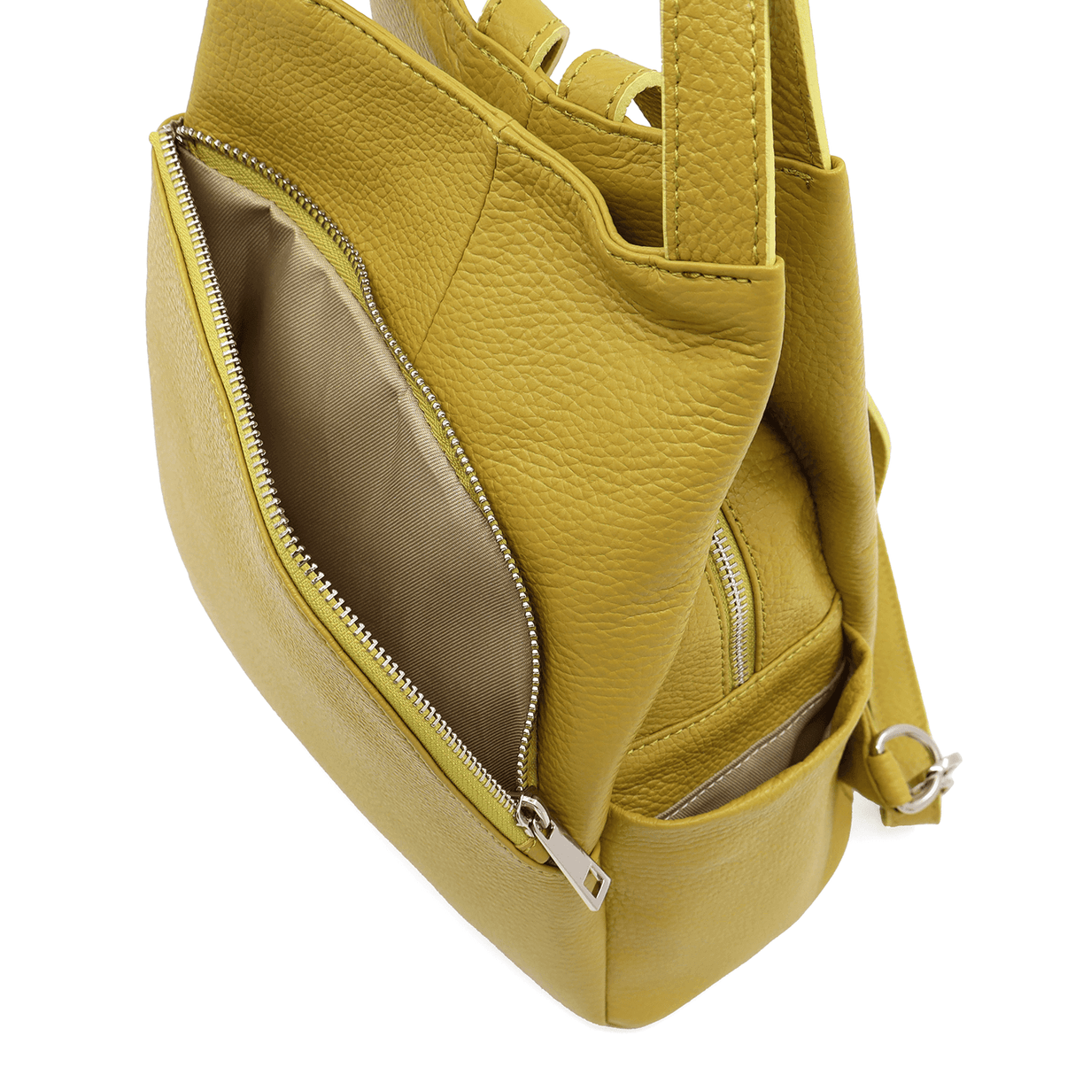 Rucsac din piele naturală Lara - lime