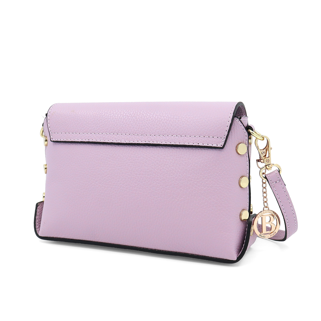 Geantă din piele naturală pentru damă Antoanella - lavandă