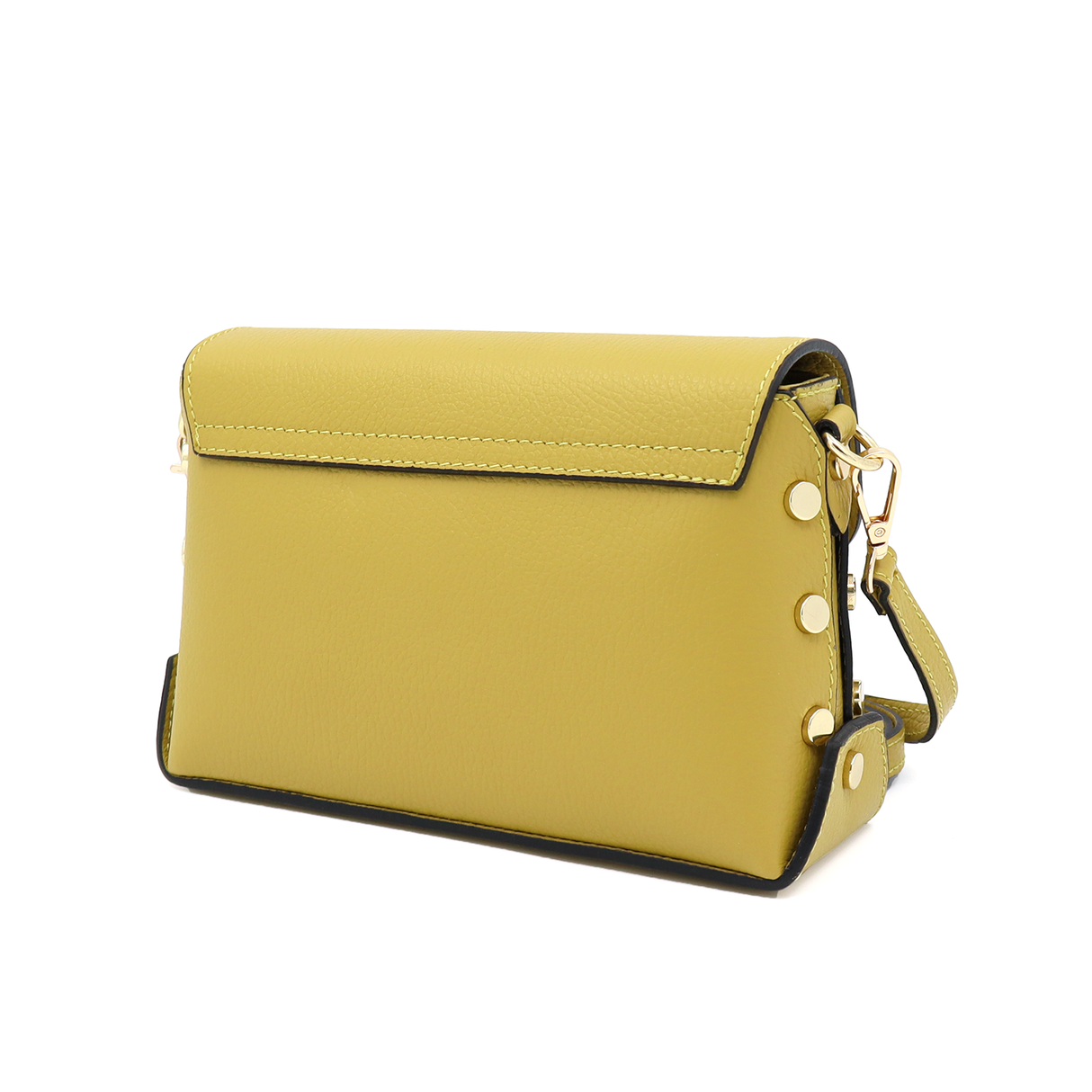 Geantă din piele naturală pentru damă Antoanella - lime