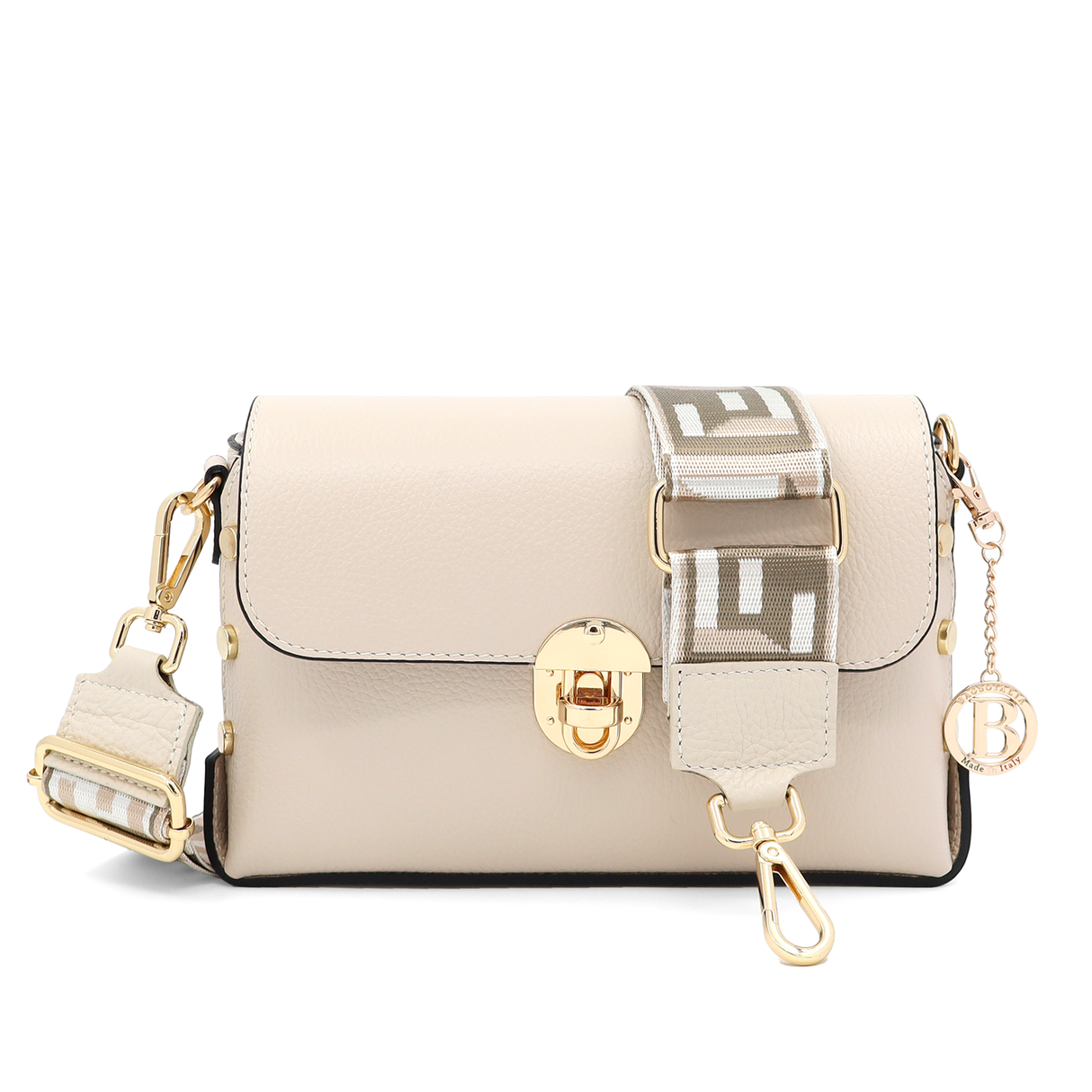 Geantă din piele naturală pentru damă Antoanella - bej