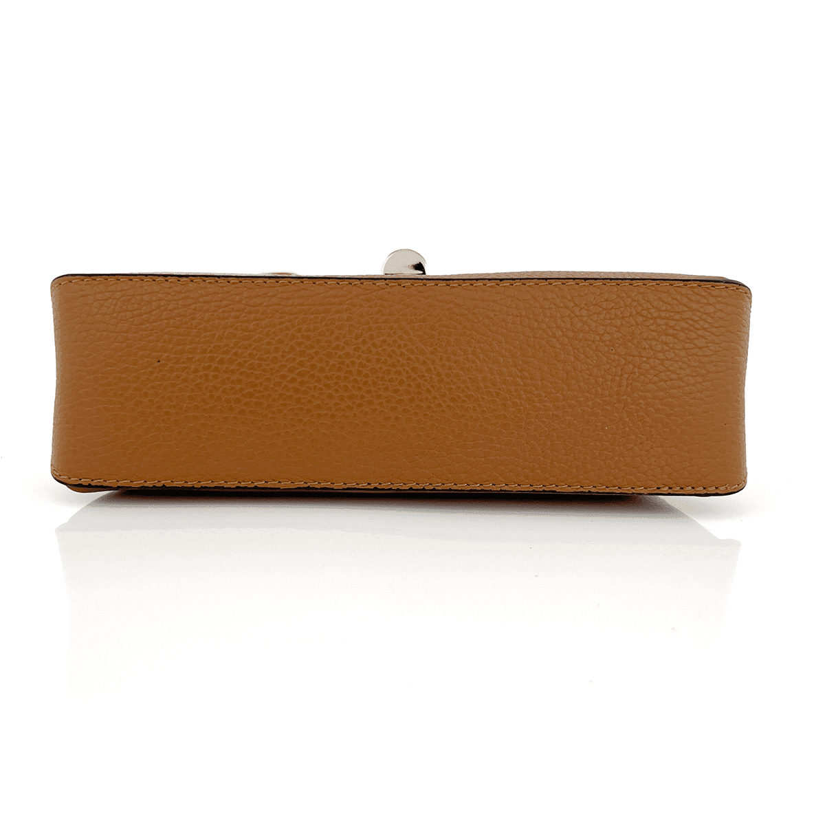 Geantă din piele naturală pentru damă Antoanella - maro cărămiziu