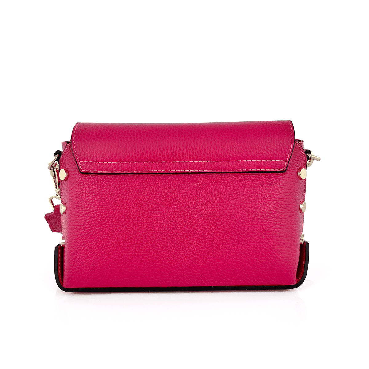 Geantă din piele naturală pentru damă Antoanella - fucsie