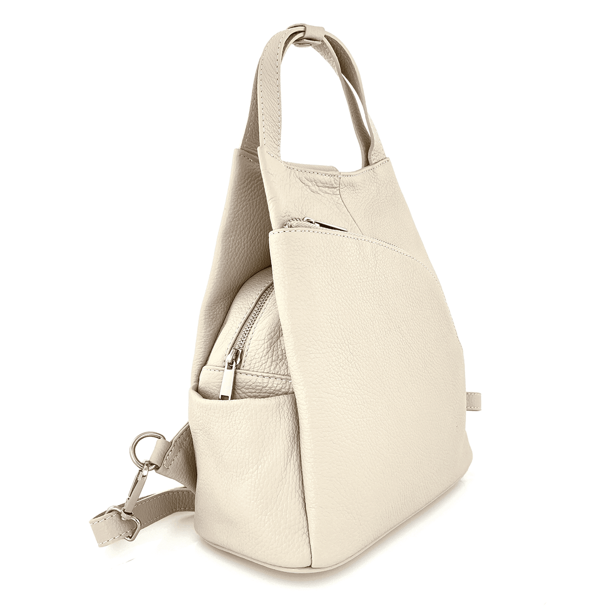 Rucsac din piele naturală Lara - bej