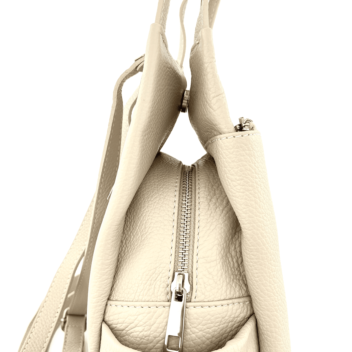 Rucsac din piele naturală Lara - bej