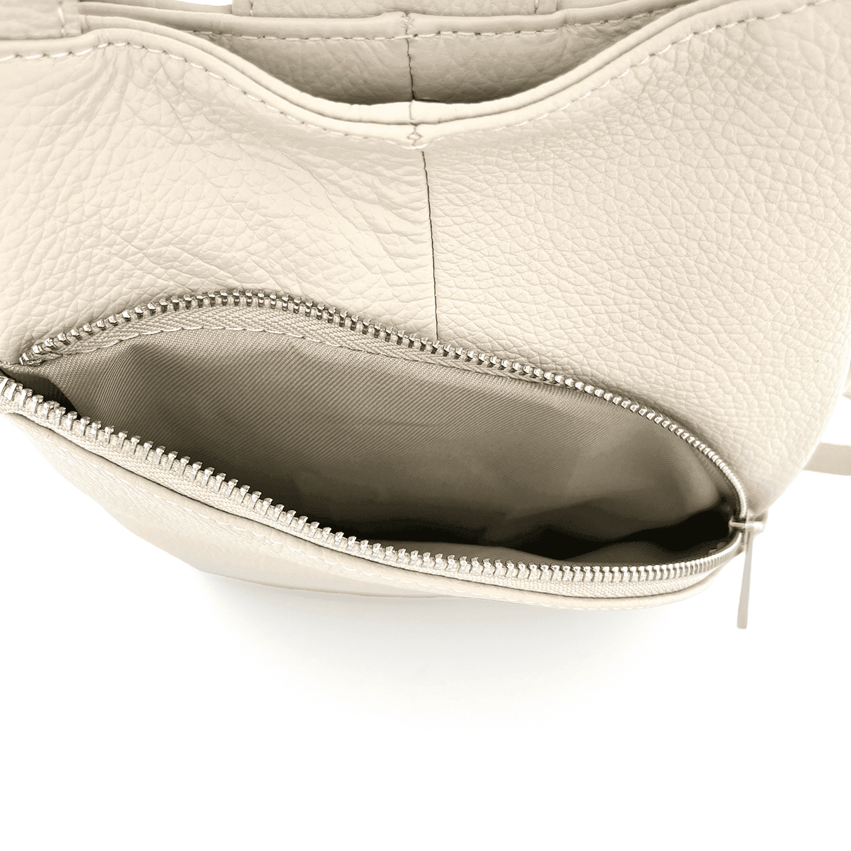 Rucsac din piele naturală Lara - bej