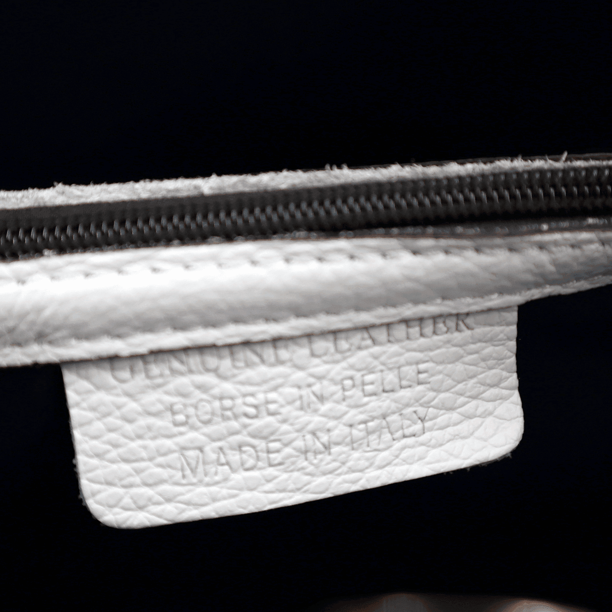 Geantă de damă din piele naturală cu 2 mânere Alba - alb