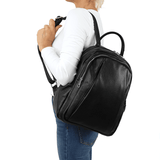 Rucsac din piele naturală Elada - maro deschis