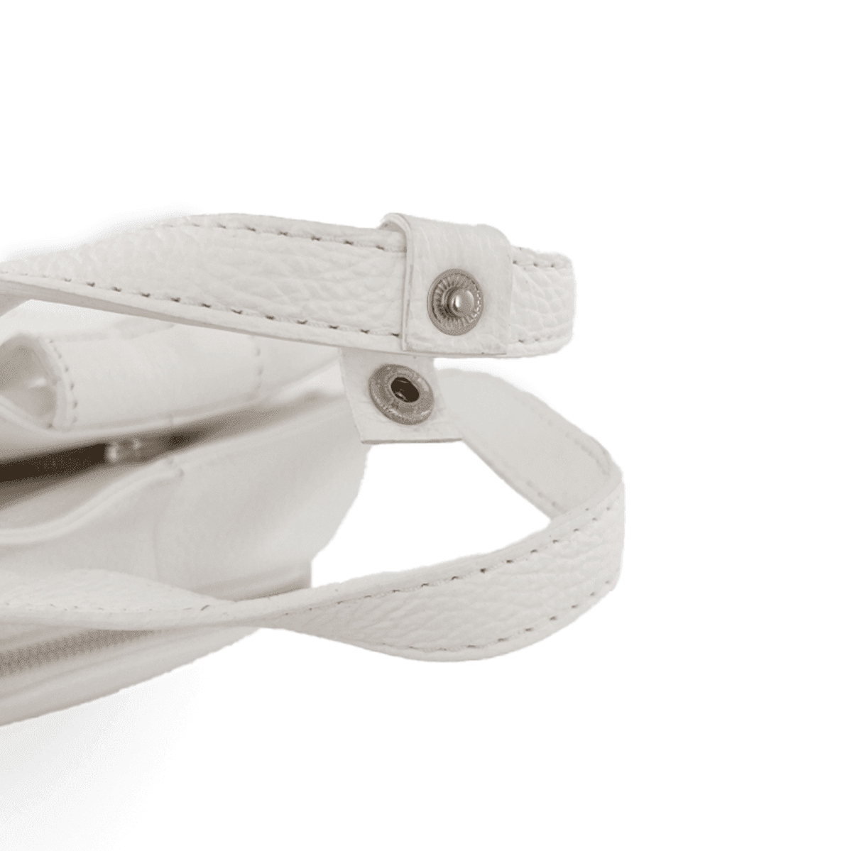 Rucsac din piele naturală Lara - alb