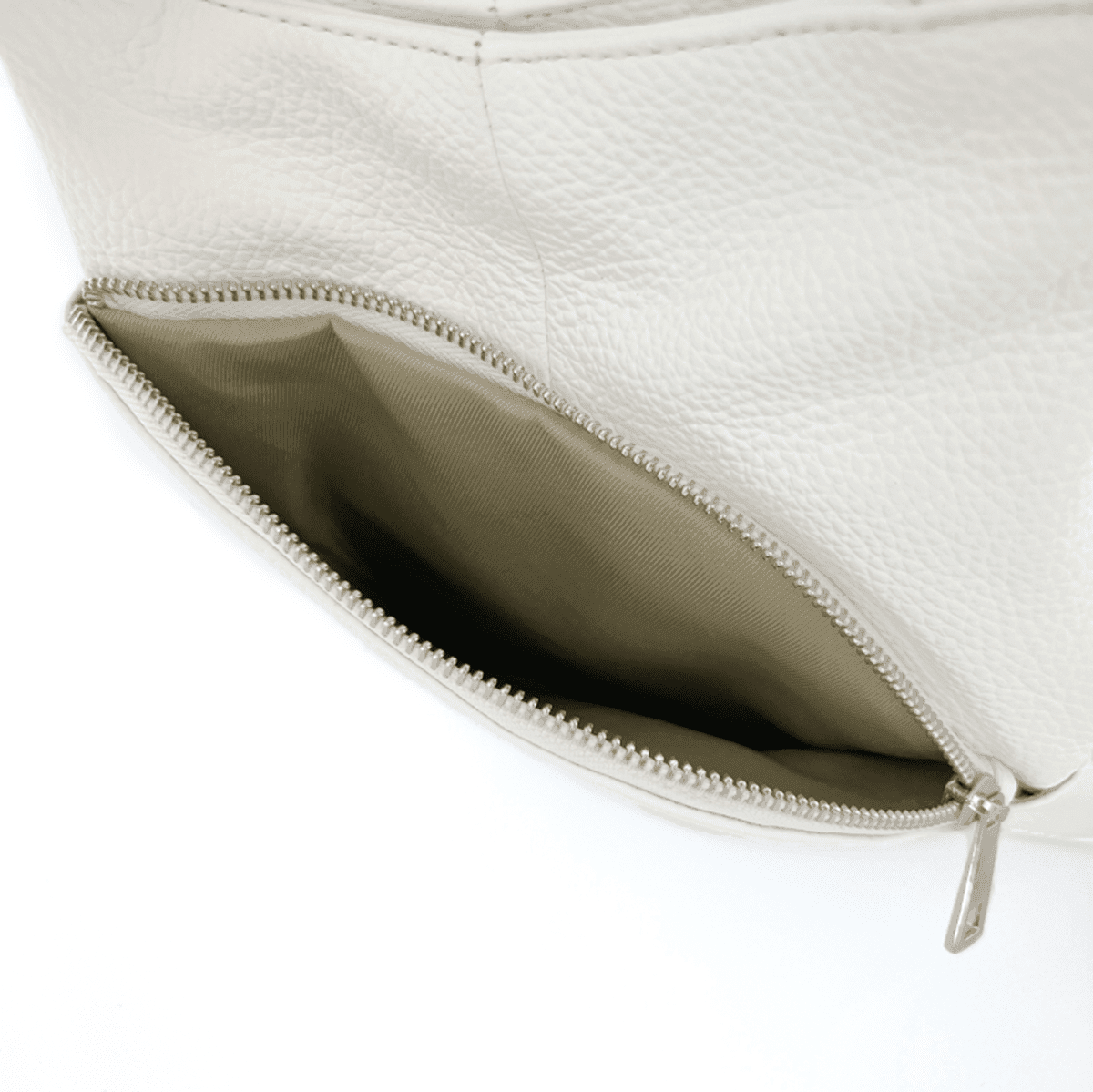 Rucsac din piele naturală Lara - alb