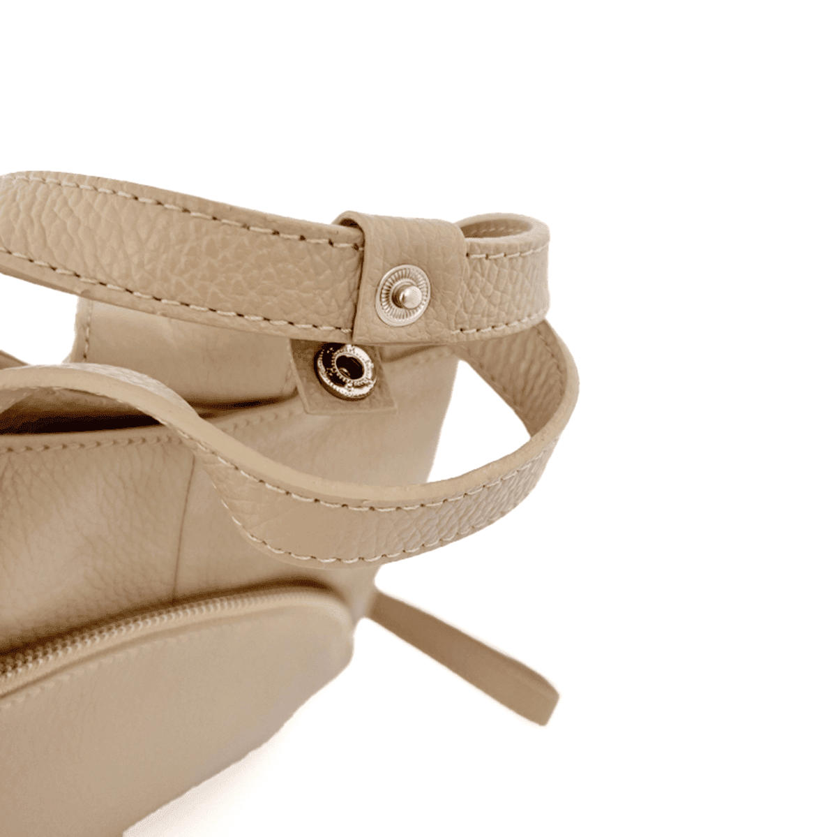 Rucsac din piele naturală Lara - maro deschis