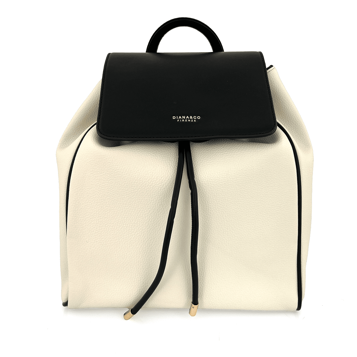 Diana & Co - Rucsac modern de damă - negru/bej