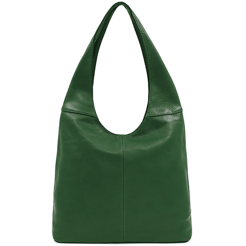 Geantă de damă mare tip sac - verde