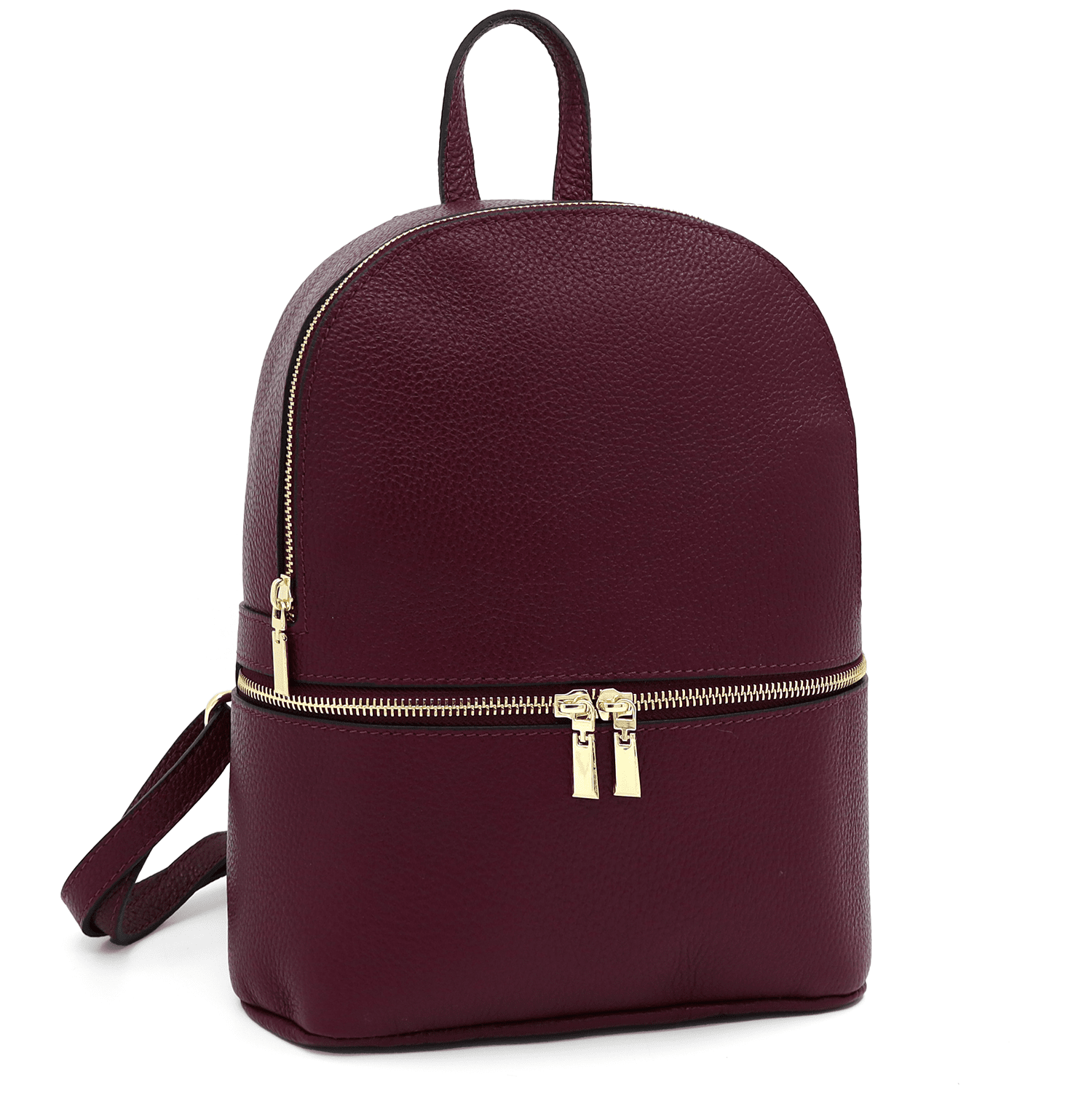 Rucsac din piele naturală Donna - bordo