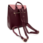 Diana & Co - Rucsac de damă de lux - bordo