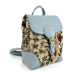 David Jones - Rucsac de damă cu imprimeu floral - albastru deschis