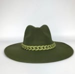 Pălărie de damă "Fedora"  - verde