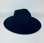 Pălărie de damă "Fedora" - albastru închis