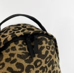 Rucsac mare cu imprimeu leopard pentru damă 